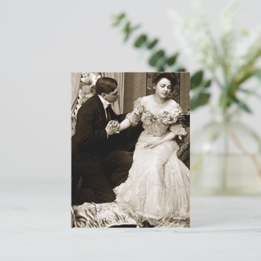 De minnaars briefkaart (Staand voorkant)