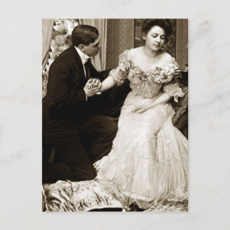 De minnaars briefkaart