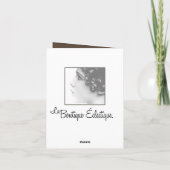 De Minnaars Notecards van de koffie Kaart (Achterkant)