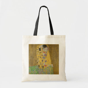 De minnaars omhelzen elkaar by Gustav Klimt Tote Bag