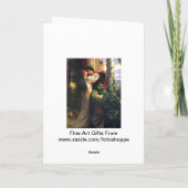 De Minnaars van de lente ~ bij het Schilderen van Kaart (Achterkant)