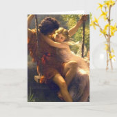 De Minnaars van de lente ~ bij het Schilderen van Kaart (Gele Bloem)