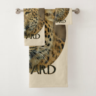 De Minnaars van de luipaard Bad Handdoek