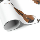 De Minnaars van de viool, het Klassieke Instrument Cadeaupapier (Rol Hoek)