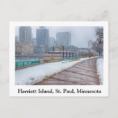 De minnesota Centennial Showboot Briefkaart (Voorkant)