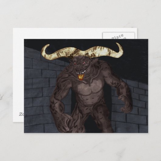 De Minotaur Briefkaarten (Voorkant / Achterkant)