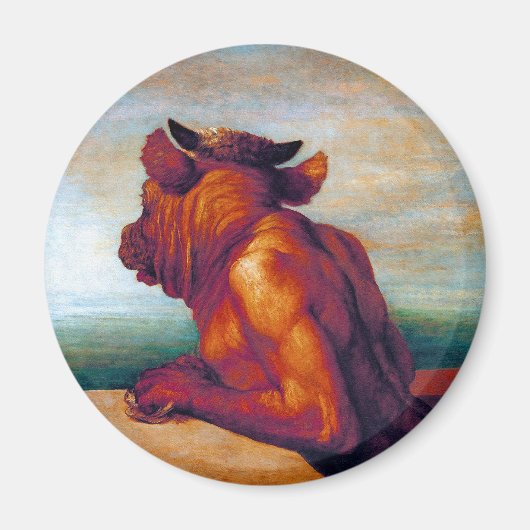 De Minotaur van George Frederic Watts Magneet (Voorkant)