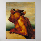 De Minotaur (van George Frederic Watts) Poster (Voorkant)