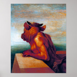 De Minotaur van George Frederick Watts Poster