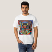 De Minotaurus wacht T-shirt (Voorkant volledig)