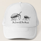 De minste van twee kwaden trucker pet (Voorkant)