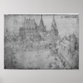 De Minster in Aken, 1520 Poster (Voorkant)