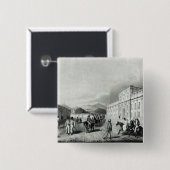 De Mint van Santiago Vierkante Button 5,1 Cm (Voorkant /achterkant)