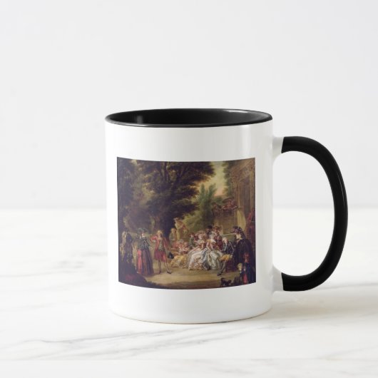 De Minuet onder de eikenboom, 1787 Mok (Rechts)