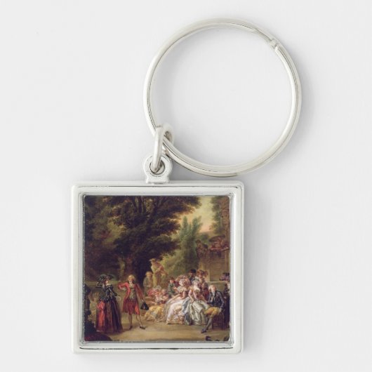 De Minuet onder de eikenboom, 1787 Sleutelhanger (Voorkant)