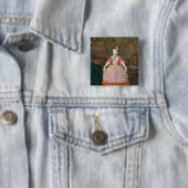 De Minuet Vierkante Button 5,1 Cm (In situ)