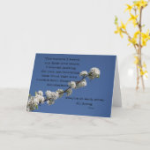 De minuut die ik hoorde mijn eerste liefdesverhaal kaart (Gele Bloem)