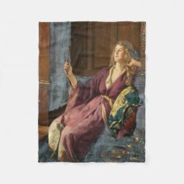 De Minx (door John Collier) Fleece Deken