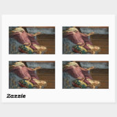 De Minx (door John Collier) Rechthoekige Sticker (Vel)