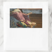De Minx (door John Collier) Rechthoekige Sticker (Tas)