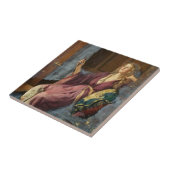 De Minx (door John Collier) Tegeltje (Zijkant)