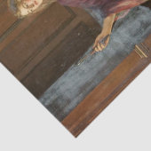 De Minx (door John Collier) Tissuepapier (Detail)