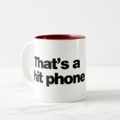 De MIR-Mok Tweekleurige Koffiemok (Voorkant links)