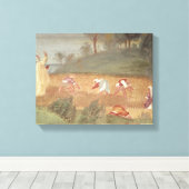 De Mirakels van de Sint-Karel van Assisi Canvas Afdruk (Insitu (Houten vloer))