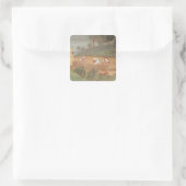 De Mirakels van de Sint-Karel van Assisi Vierkante Sticker (Tas)