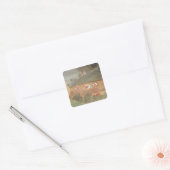 De Mirakels van de Sint-Karel van Assisi Vierkante Sticker (Envelop)