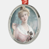 De Mischievous Puppy Metalen Ornament (Links)