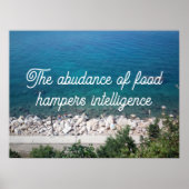 De mishandeling van het spreekwoord over de voedin poster (Voorkant)