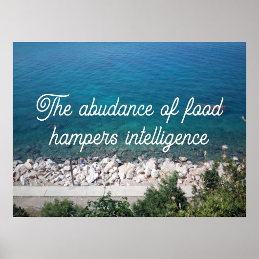 De mishandeling van het spreekwoord over de voedin poster (Voorkant)