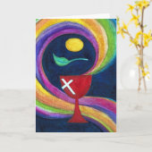 De miskelk door Stephanie Joyce Kaart (Gele Bloem)