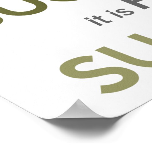 De mislukking is niet het tegenovergestelde van su poster (Hoek)