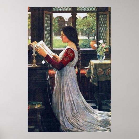 De Missal, door John William Waterhouse - 1902 Poster (Voorkant)