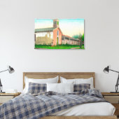 De missie San Francisco de Solano Canvas Afdruk (Insitu (Slaapkamer))