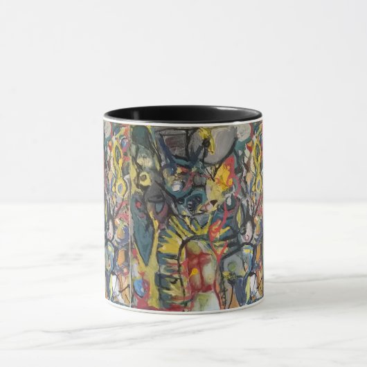 De Missie schilderij mok Jeff Hankamer (Midden)