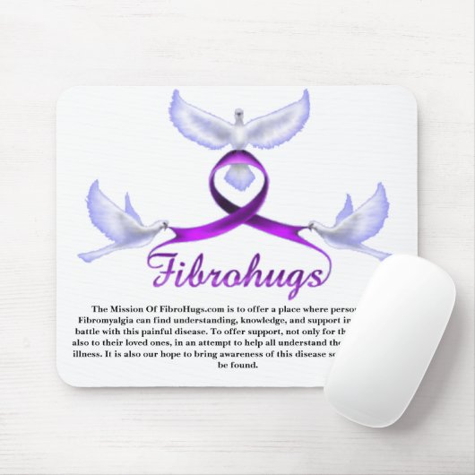 De missie van Fibrohugs Muismat (Met muis)