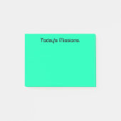 De missies van Turquoise Today Post-it® Notes (Voorkant)