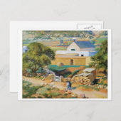 De Mission Church van Kenneth Miller Adams Briefkaart (Voorkant / Achterkant)