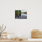 de Missisquoi-rivier door het wildreservaat Poster (Keuken)