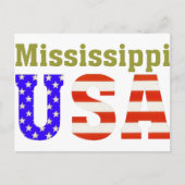 De Mississippi de V.S.! Briefkaart (Voorkant)