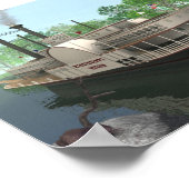 De Mississippi Queen Poster (Hoek)