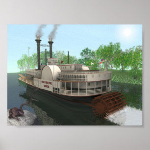 De Mississippi Queen Poster