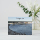 De Mississippi River Bridge bij Dubuque Iowa Briefkaart (Staand voorkant)