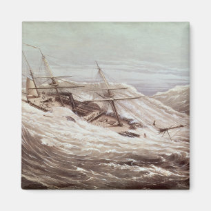 De Mississippi-stoomrand in een tyfoon Magneet