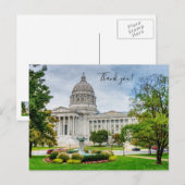 De Missouri Capitol Dank U Postkaart (Voorkant / Achterkant)