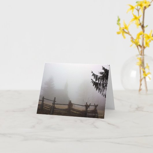 De Mist van de Berg van het zuiden Kaart (Gele Bloem)