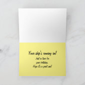 De mistige Verjaardag van de Veerboot van Seattle Kaart (Binnen)